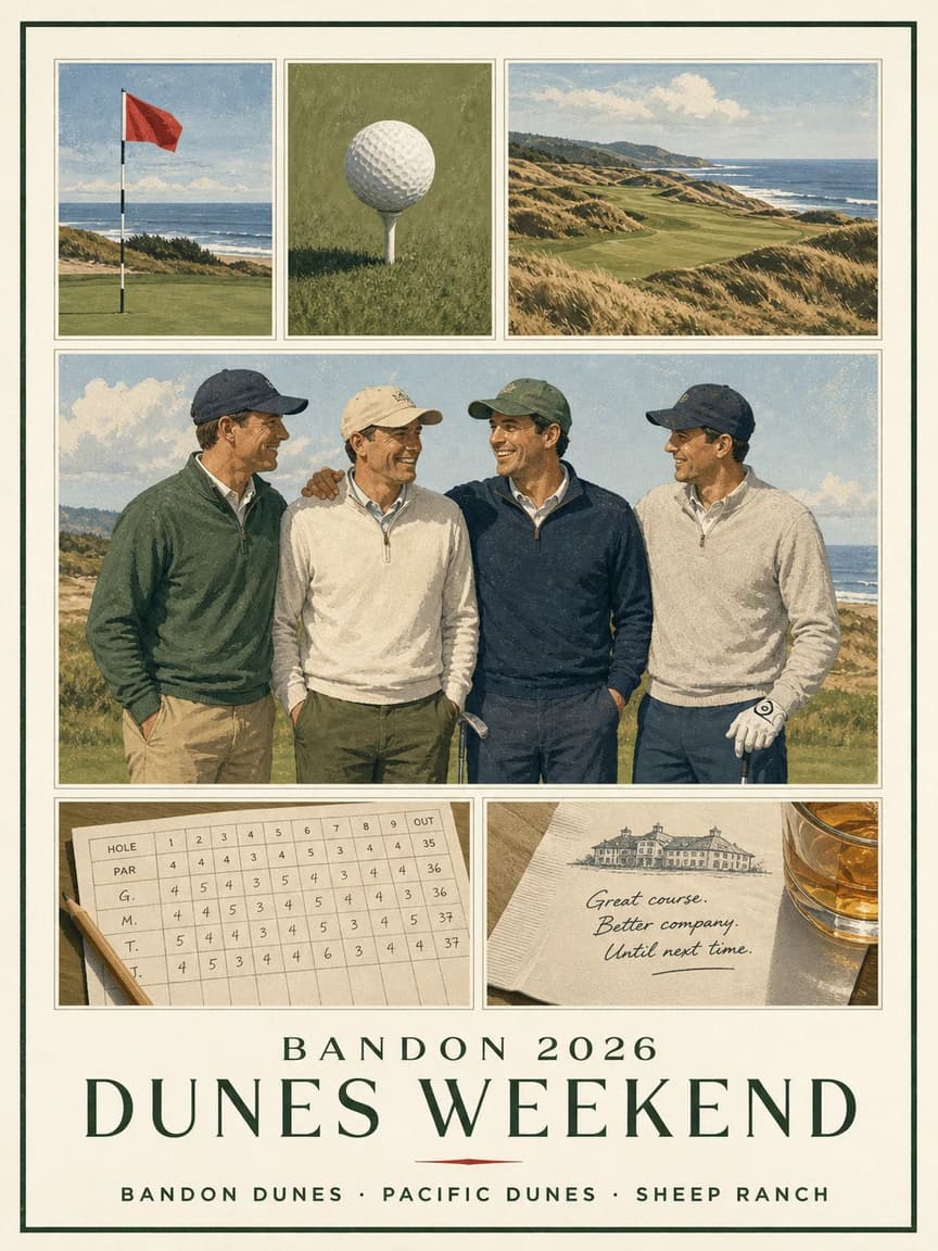 Golf Trip Poster